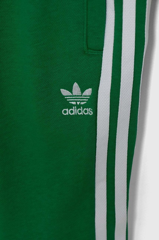 Dětská tepláková souprava adidas Originals TREFOIL CREW SE zelená IY4783