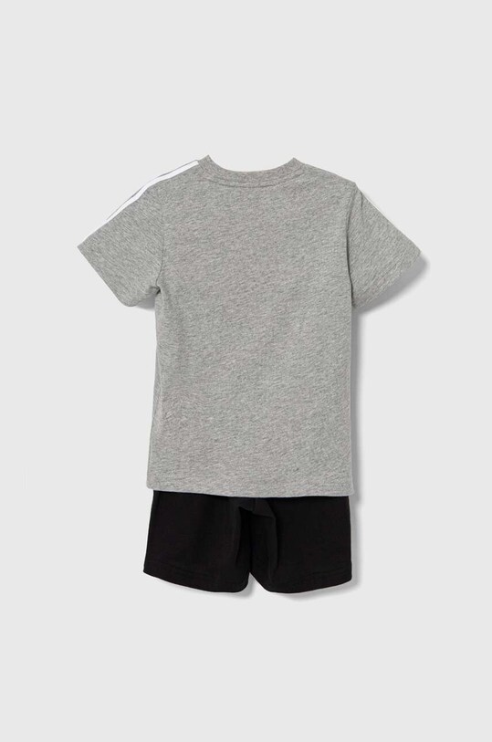 Dětská bavlněná souprava adidas I 3S SPORT SET IY5091 šedá AW24