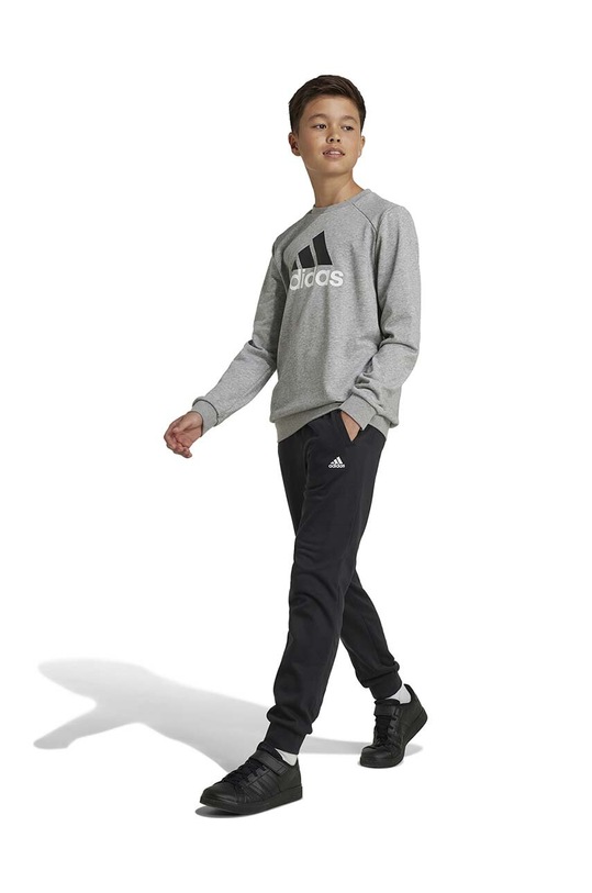 Tepláková súprava adidas J BL FT TS potlač sivá IY5430