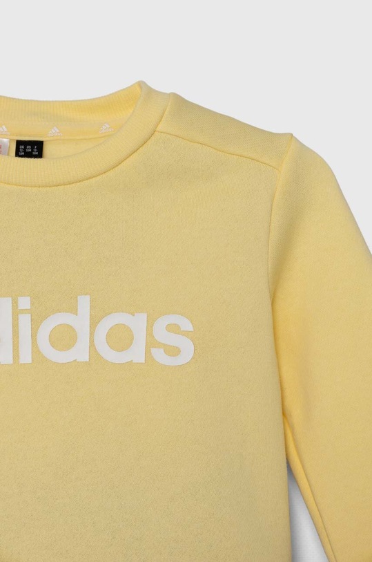 Κοριτσίστικα Παιδική φόρμα adidas I LIN FLOG IZ4970 κίτρινο