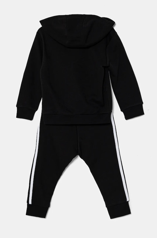 adidas Originals dres dziecięcy HOODIE SET IY4785 czarny AW24