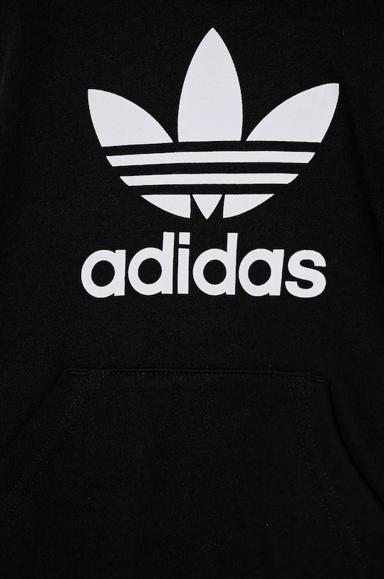adidas Originals dres dziecięcy HOODIE SET czarny IY4785
