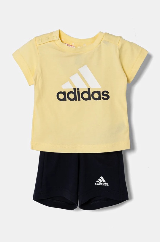 Komplet za bebe adidas I BL CO T SET pletivo zlatna IV7396