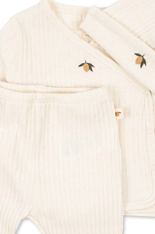 Chłopiec Konges Sløjd komplet niemowlęcy NIA MATERNITY PACKAGE GOTS KS101629 beżowy