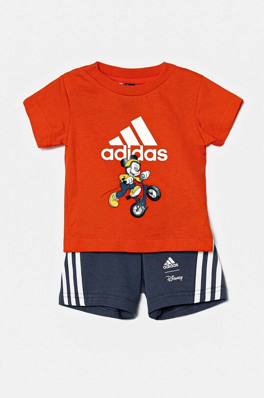adidas set de bumbac pentru bebelusi x Disney, I DY MM T SET print rosu IV9648