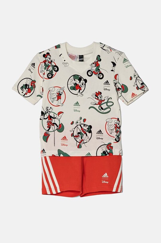 Детский комплект adidas LK DY MM T SET IW0669 бежевый AW24