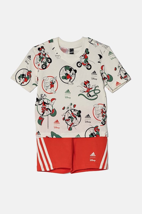 Dječji komplet adidas LK DY MM T SET IW0669 bež AW24