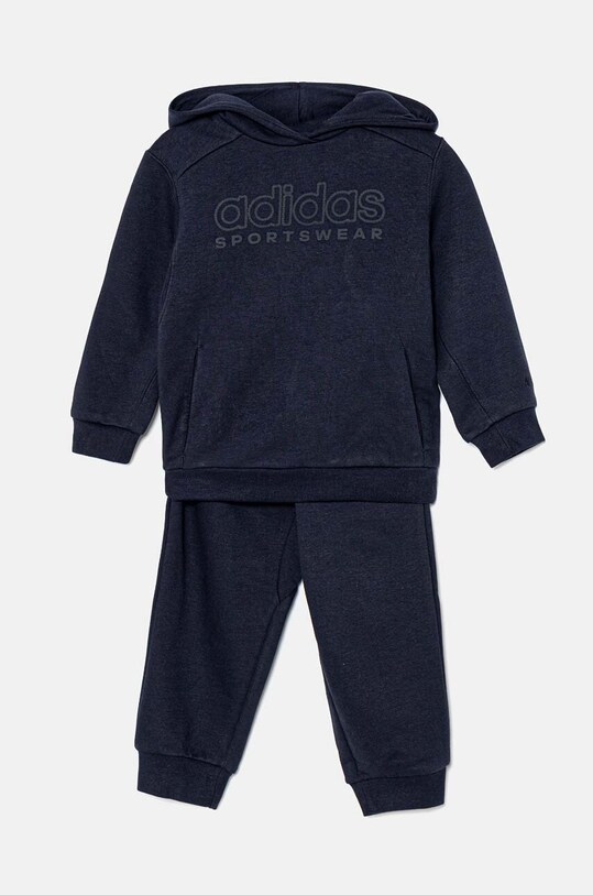 Cпортивний костюм для немовлят adidas I SZN GFX SET трикотаж чорний IW0915