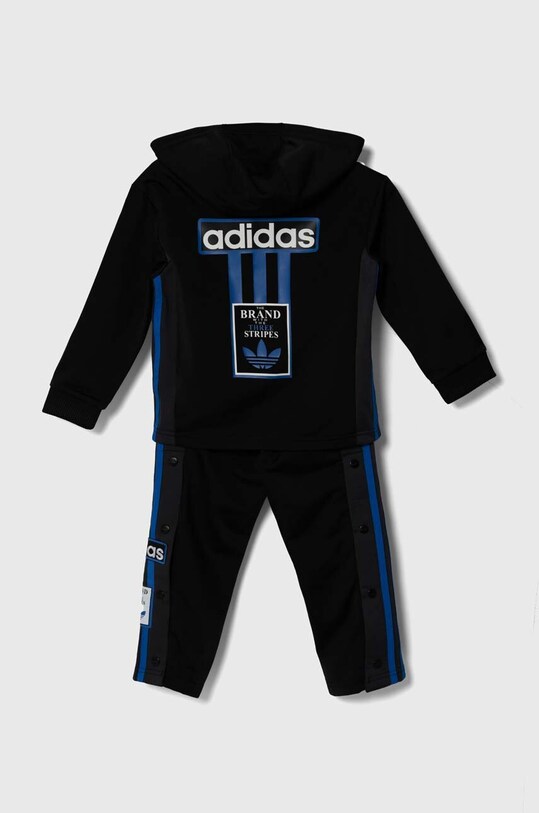 Детский спортивный костюм adidas Originals FZ HOODIE SET IW3589 чёрный AW24