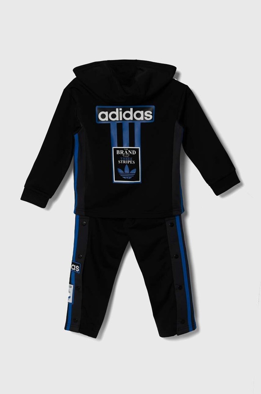 Dječja trenirka adidas Originals FZ HOODIE SET IW3589 crna AW24