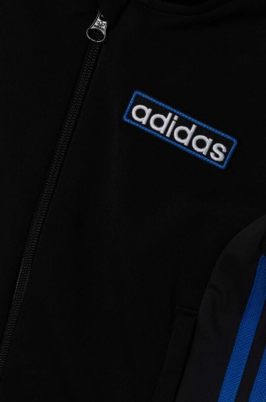 Детский спортивный костюм adidas Originals FZ HOODIE SET чёрный IW3589
