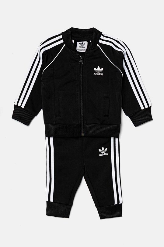 Спортивный костюм для младенцев adidas Originals SST TRACKSUIT трикотаж чёрный IX7622