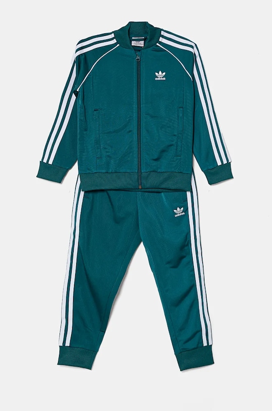 Dječja trenirka adidas Originals SST TRACKSUIT pletivo tirkizna IY4792