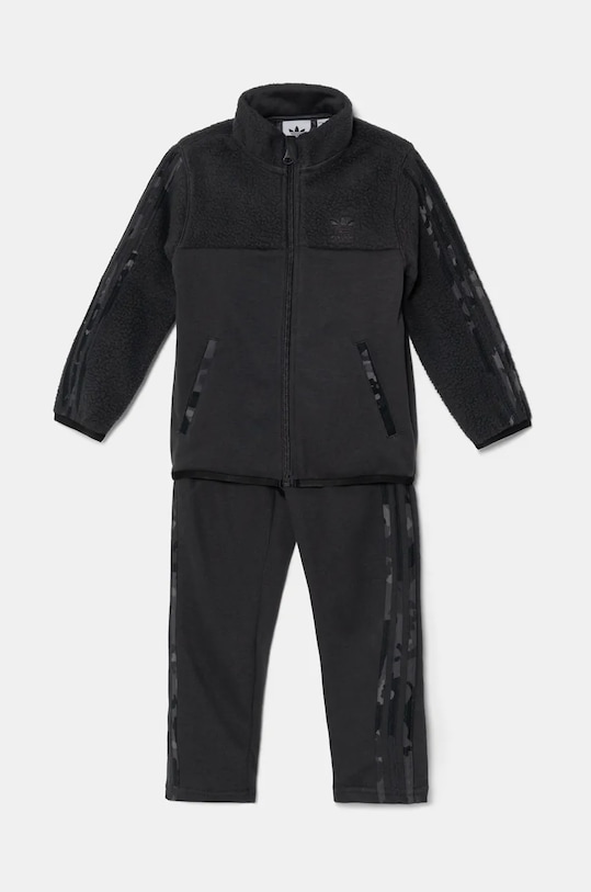 Дитячий спортивний костюм adidas Originals POLAR FLEECE ST трикотаж чорний IY1757