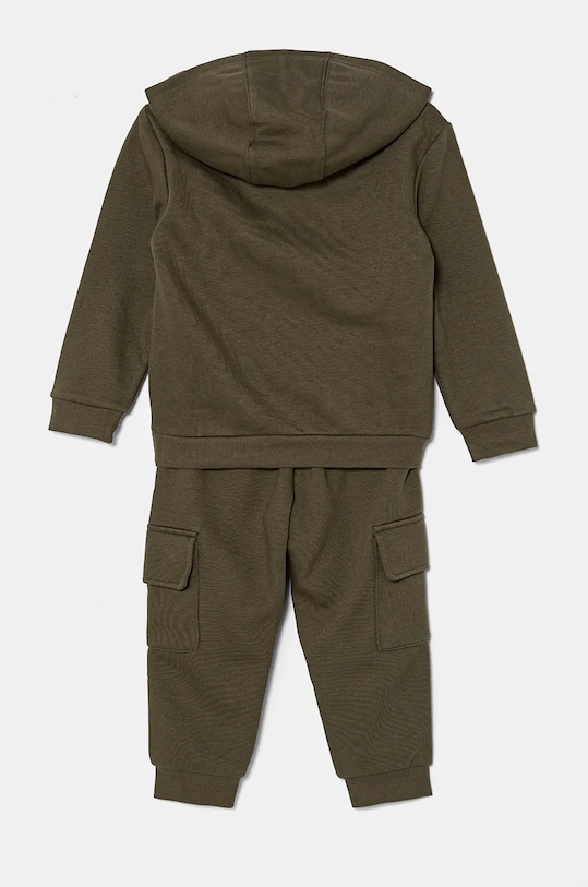 Dječja trenirka adidas Originals HOODIE FZ CARGO IX9822 zelena AW24