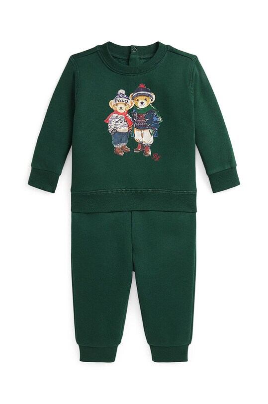 Дитячий спортивний комплект Polo Ralph Lauren бавовна зелений 320957717001