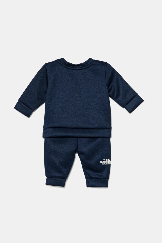 Detská tepláková súprava The North Face BABPOLSET NF0A89GW8K21 tmavomodrá AW24