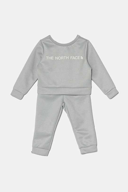 The North Face dres dziecięcy POLSET dzianina szary NF0A89H3A0M1