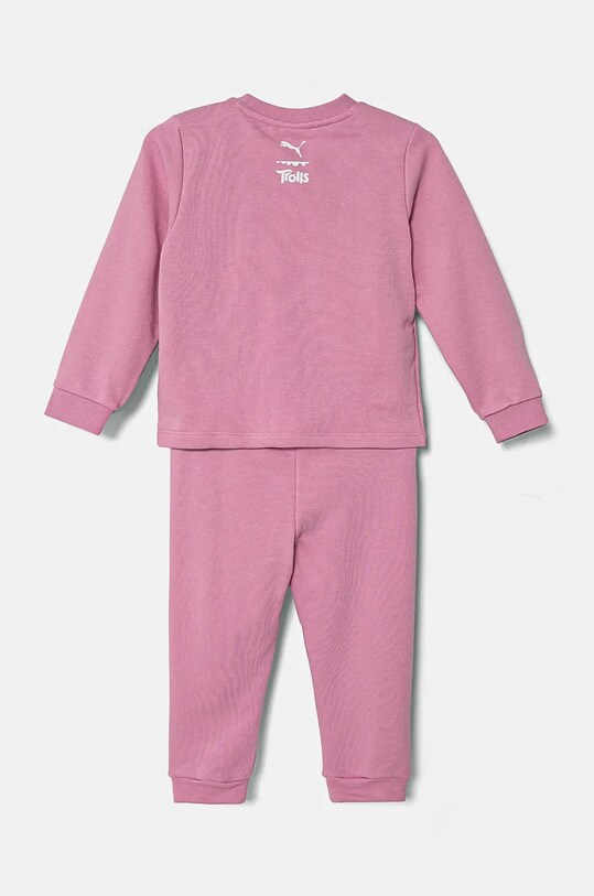 Cпортивний костюм для немовлят Puma X TROLLS Minicat Crew Jogger TR 627382 рожевий AW24