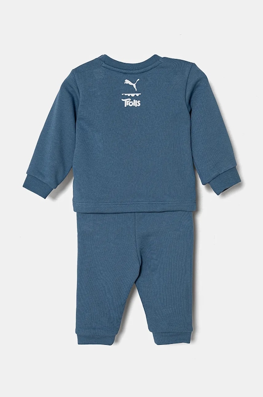 Tepláková súprava pre bábätká Puma X TROLLS Minicat Crew Jogger TR 627382 modrá AW24