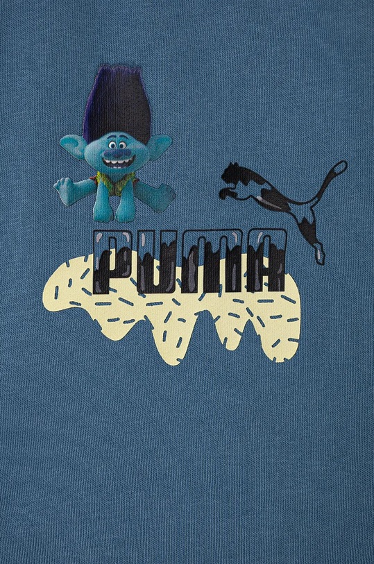 Chlapec Tepláková súprava pre bábätká Puma X TROLLS Minicat Crew Jogger TR 627382 modrá