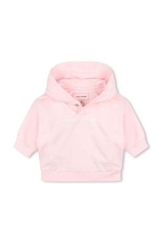 Bavlněná tepláková souprava pro miminka Marc Jacobs W60331.74.81 růžová AW24