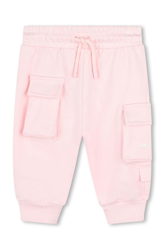 Bavlněná tepláková souprava pro miminka Marc Jacobs růžová W60331.74.81