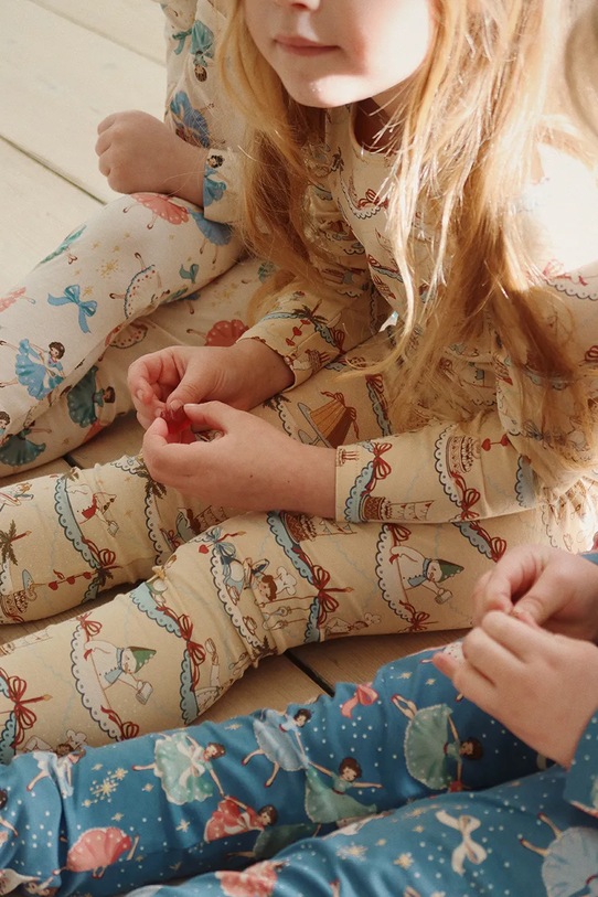 Konges Sløjd compleu copii BASIC BLOUSE/PANTS SET GOTS KS101887