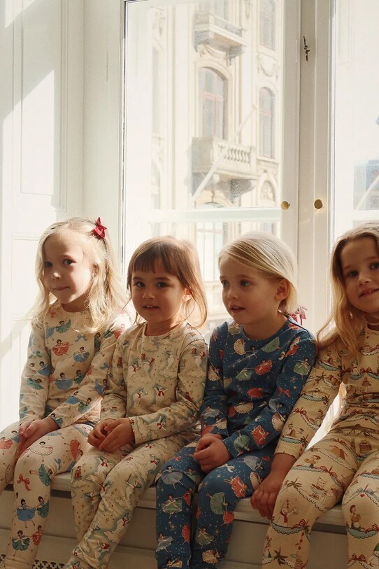 Konges Sløjd compleu copii BASIC BLOUSE/PANTS SET GOTS KS101887