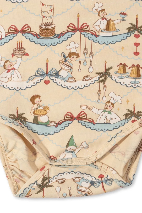 Konges Sløjd komplet niemowlęcy BASIC BODY/PANTS SET GOTS KS101888