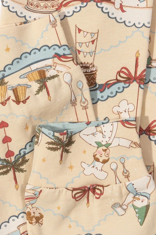 Konges Sløjd komplet niemowlęcy BASIC BODY/PANTS SET GOTS KS101888