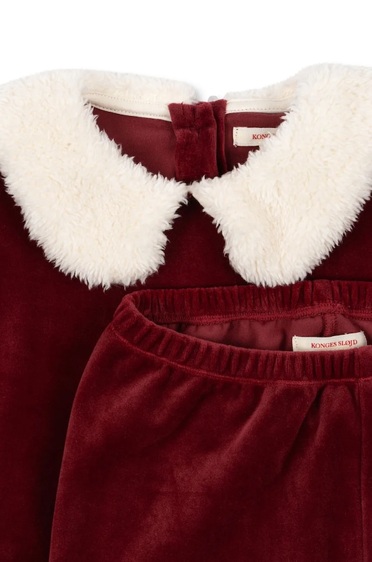 Chlapec Detská súprava Konges Sløjd CHRISTMAS SET GRS KS101929 červená