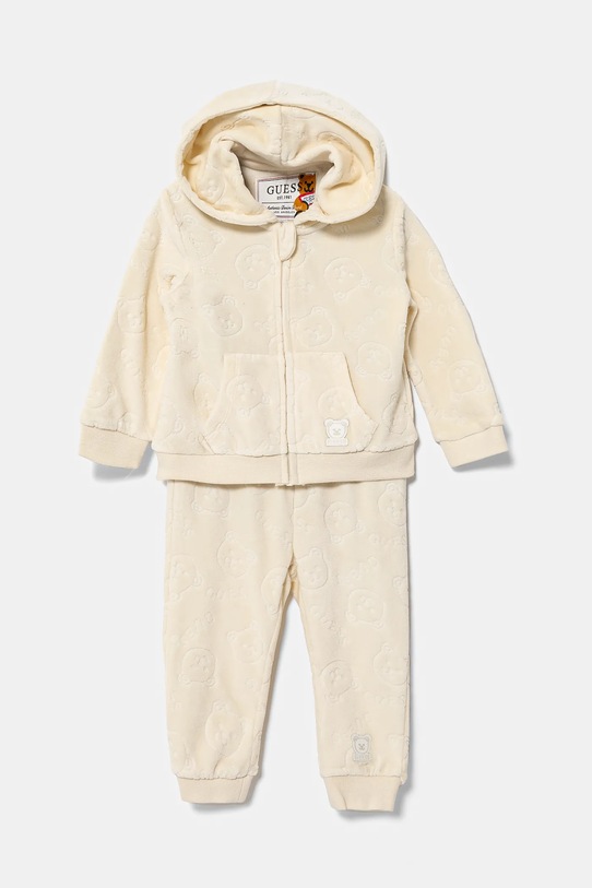 Kojenecká tepláková souprava Guess H4BW05.KAVN4.9BYH béžová AW24