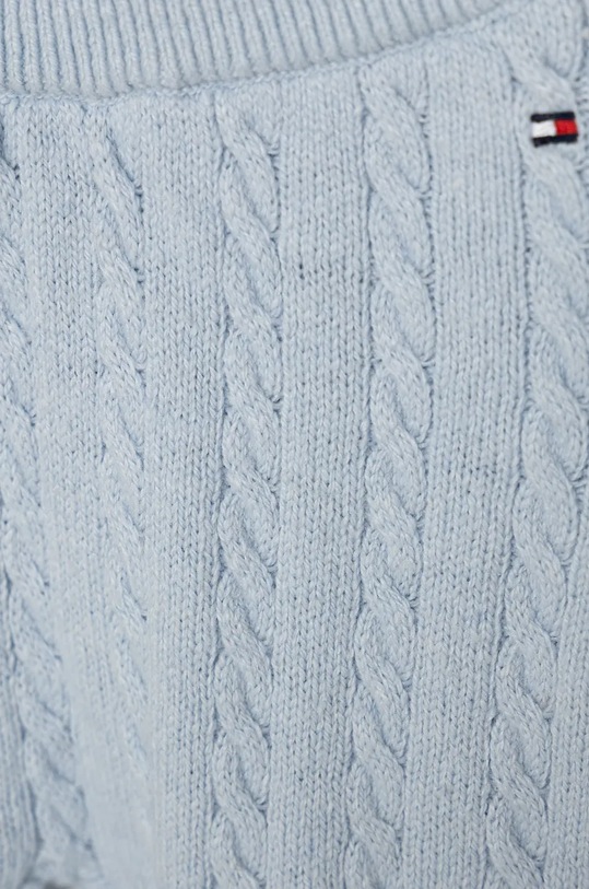 Chłopiec Tommy Hilfiger komplet niemowlęcy z domieszką wełny 3-pack KN0KN01929.9BYH niebieski