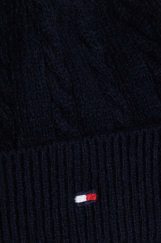 Dječji set s mješavinom vune Tommy Hilfiger 3-pack crna KN0KN01929.9BYH