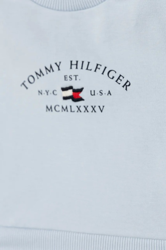 Chłopiec Tommy Hilfiger dres niemowlęcy KN0KN01939.9BYH niebieski