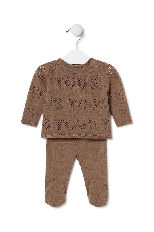 Kojenecká sada Tous Tricot pletenina béžová Tricot.2105