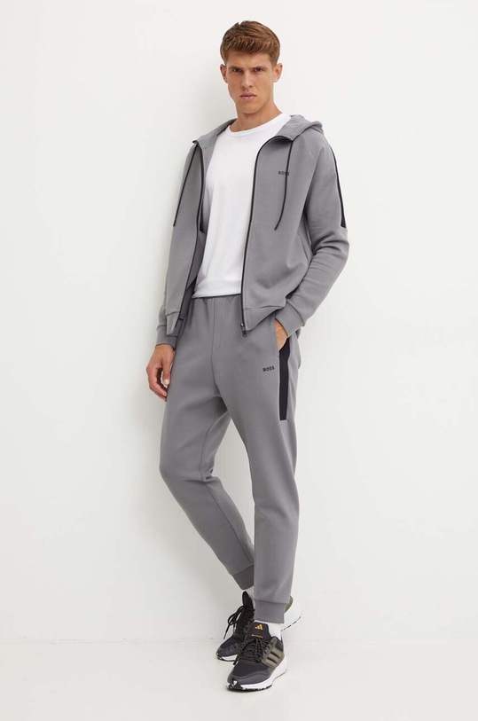 Boss Green trening tricotaj gri 50519395