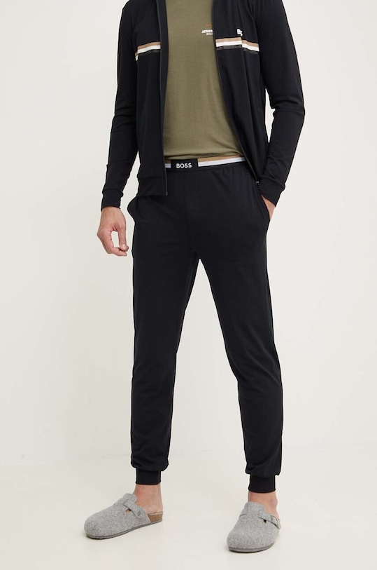 BOSS melegítő otthoni viseletre fekete 50515468