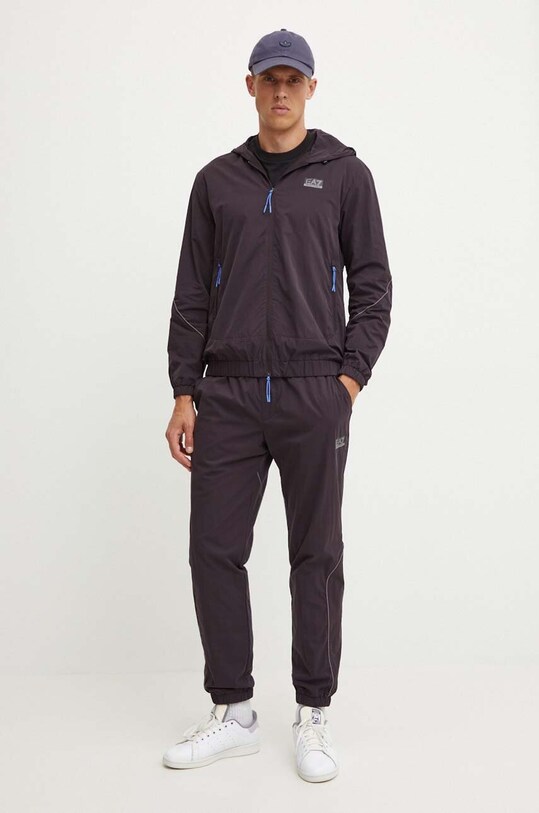Спортивний костюм EA7 Emporio Armani тканина чорний PNHEZ.6DPV02.1771