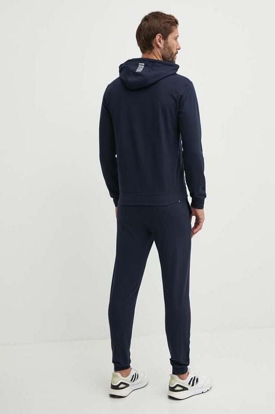 EA7 Emporio Armani dres bawełniany PJVRZ.8NPV64.0562 granatowy AW24