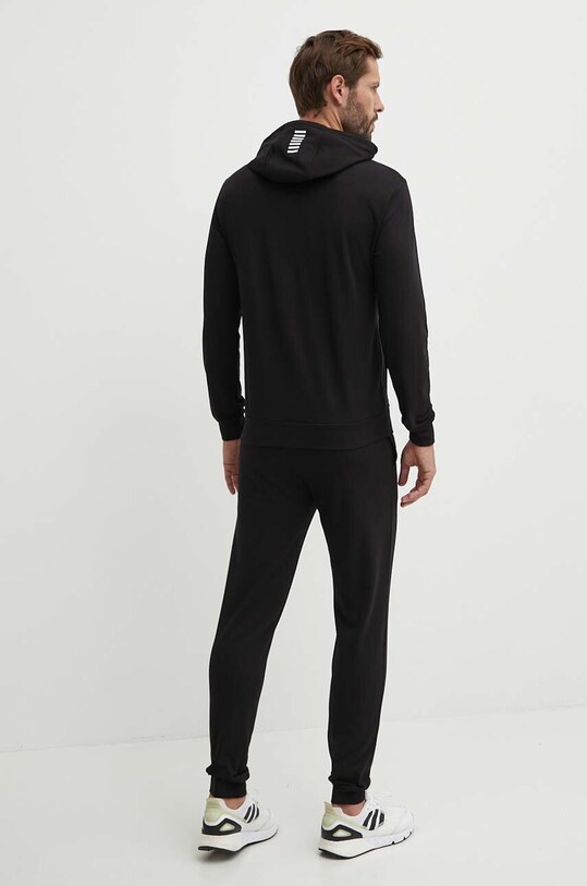 Бавовняний спортивний костюм EA7 Emporio Armani PJVRZ.8NPV64.1200 чорний SS25