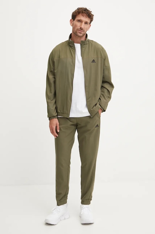 Tepláková súprava adidas látka zelená IY6666