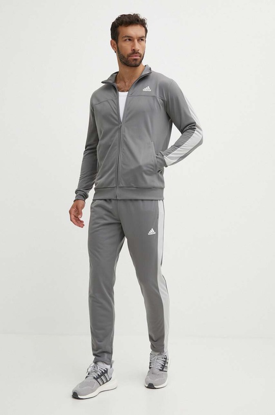 Tepláková souprava adidas Essentials pletenina šedá IY6672