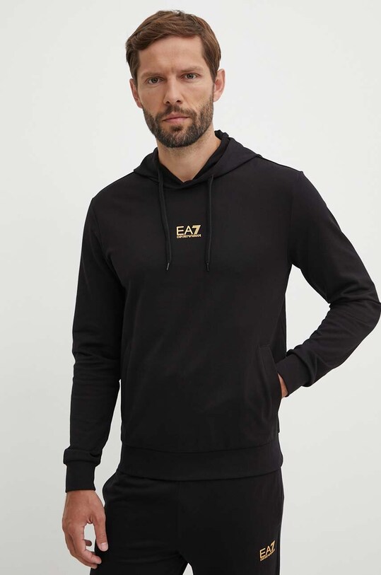Одяг Бавовняний спортивний костюм EA7 Emporio Armani PJVRZ.8NPV64.0208 чорний