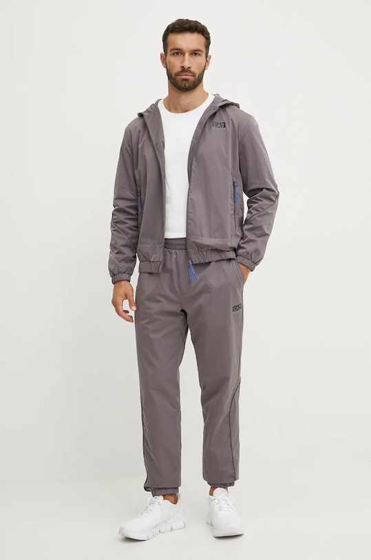 Комплект EA7 Emporio Armani тканина сірий PNHEZ.6DPV02.1992