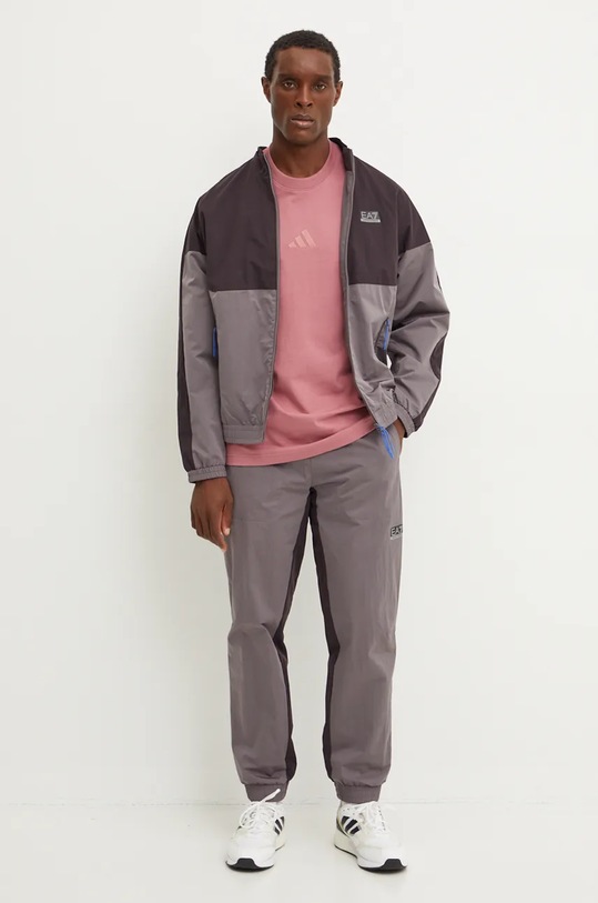 Tepláková souprava EA7 Emporio Armani látka černá PNHEZ.6DPV04.1992