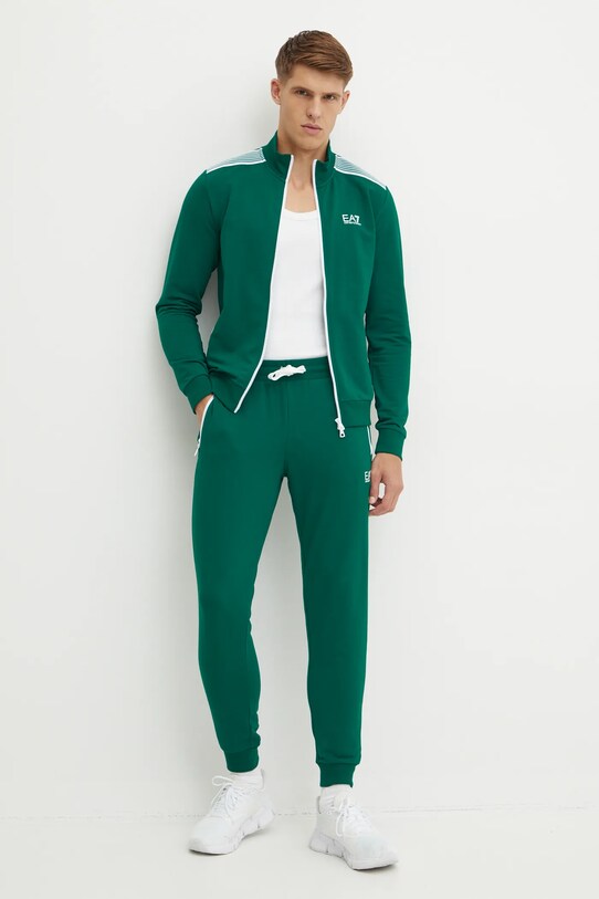 EA7 Emporio Armani trening tricotaj verde PJ9FZ.6DPV54.1823
