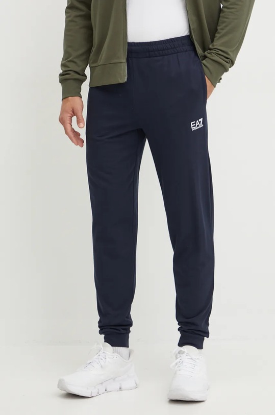 Bavlněná tepláková souprava EA7 Emporio Armani zelená PJVRZ.8NPV60.28BR