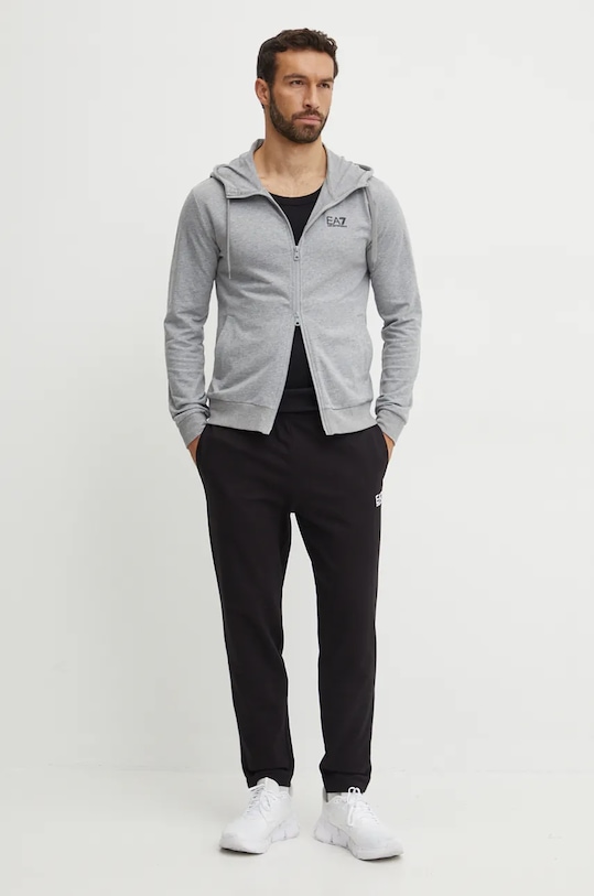Спортивний костюм EA7 Emporio Armani трикотаж сірий PJVRZ.8NPV62.29BA